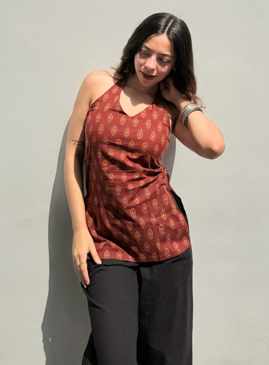 Rumi Halter Neck Kurti