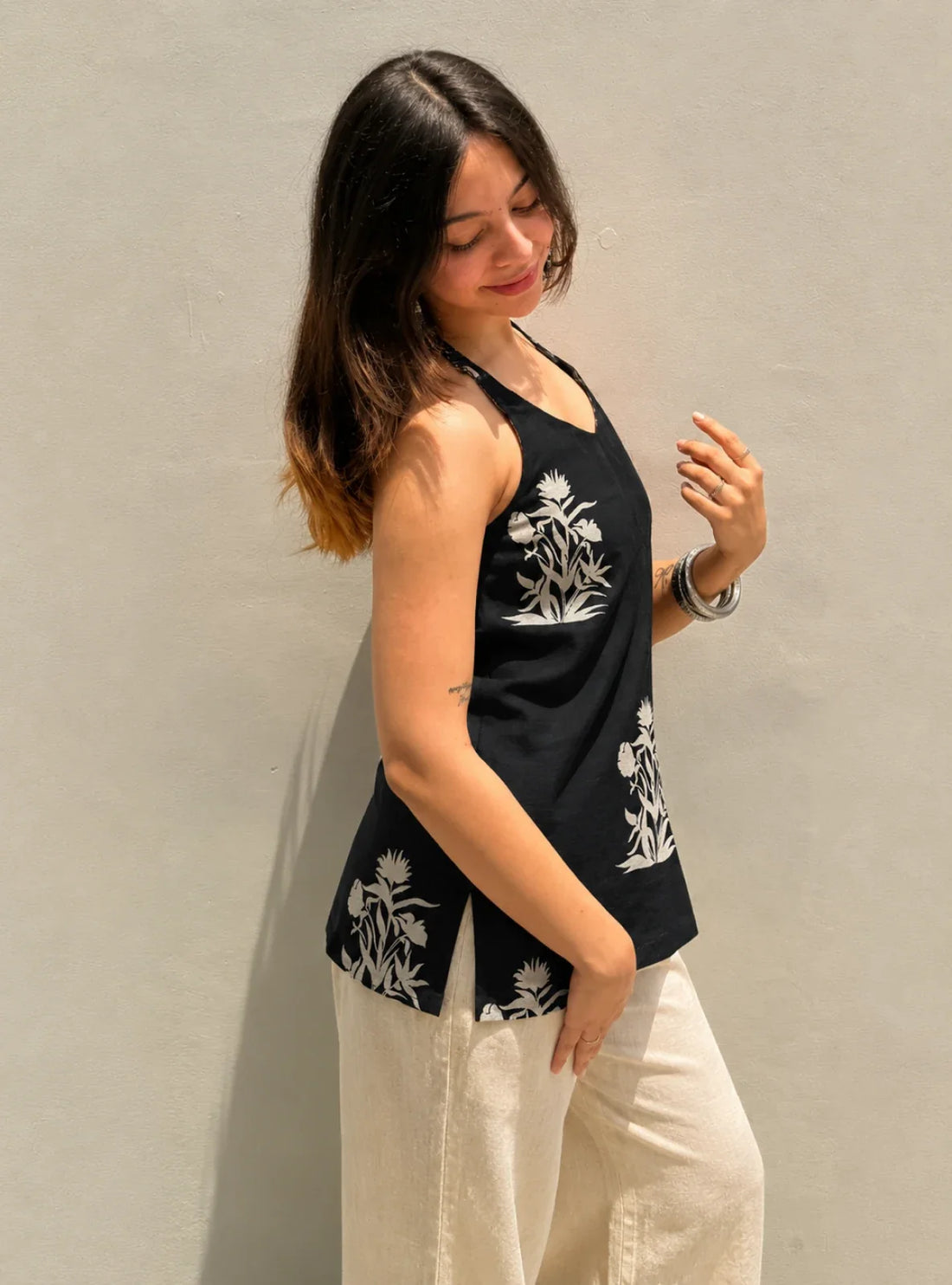 Ira Halter Neck Kurti