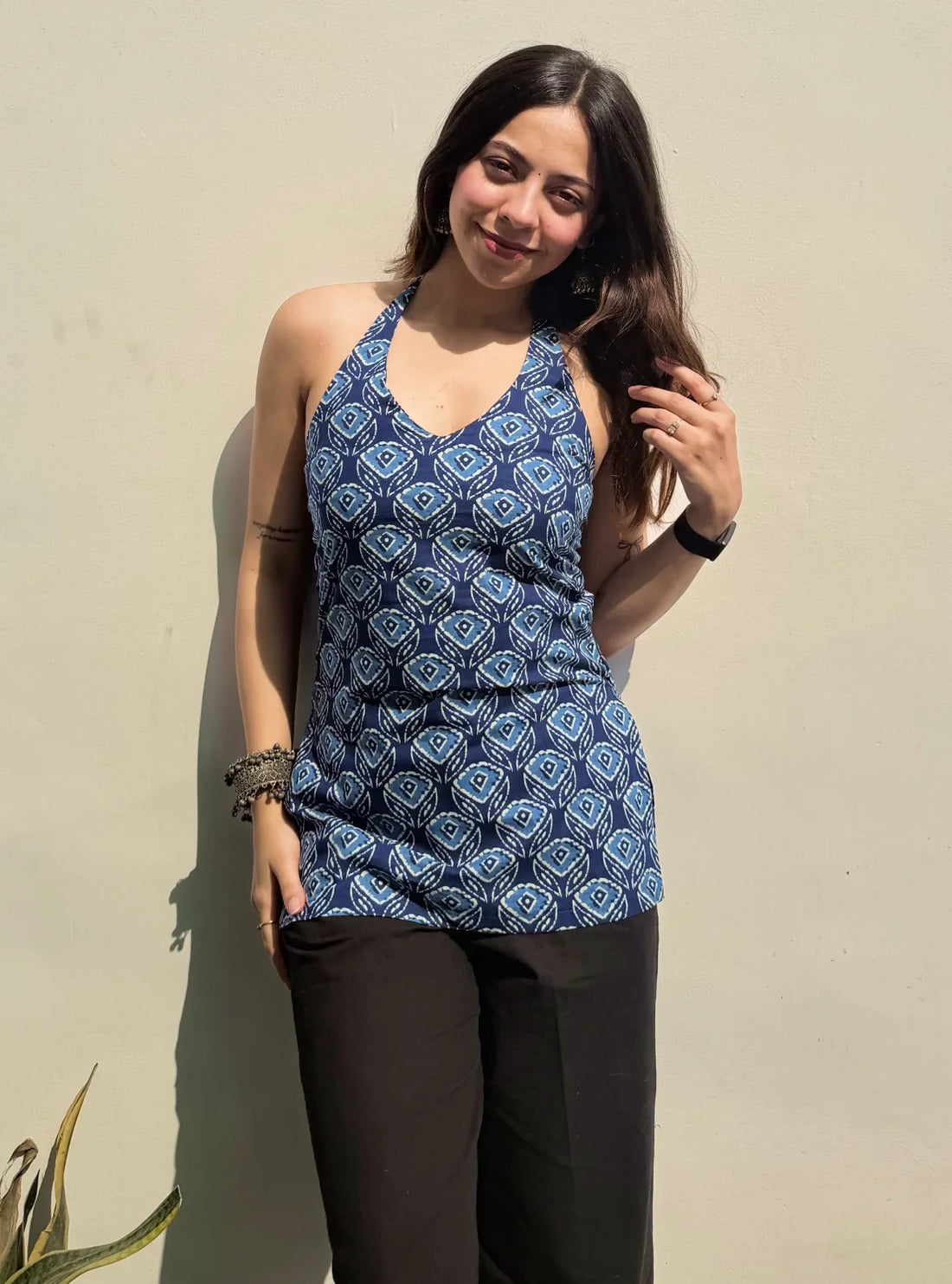 Vayu Halter Neck Kurti