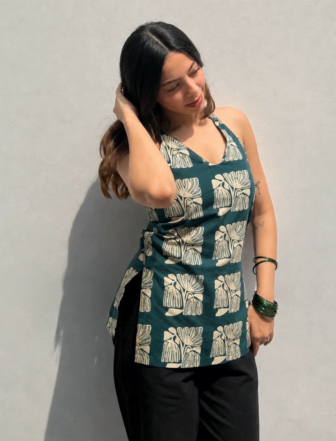 Kana Halter Neck Kurti
